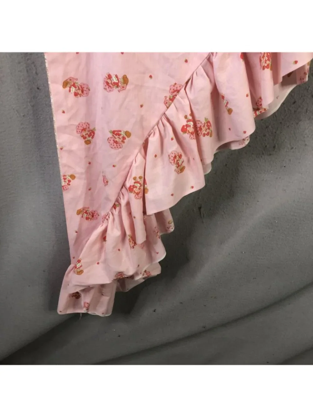 Vintage Strawberry Shortcake Valance Springs Industries Pink 1980 Childs Room